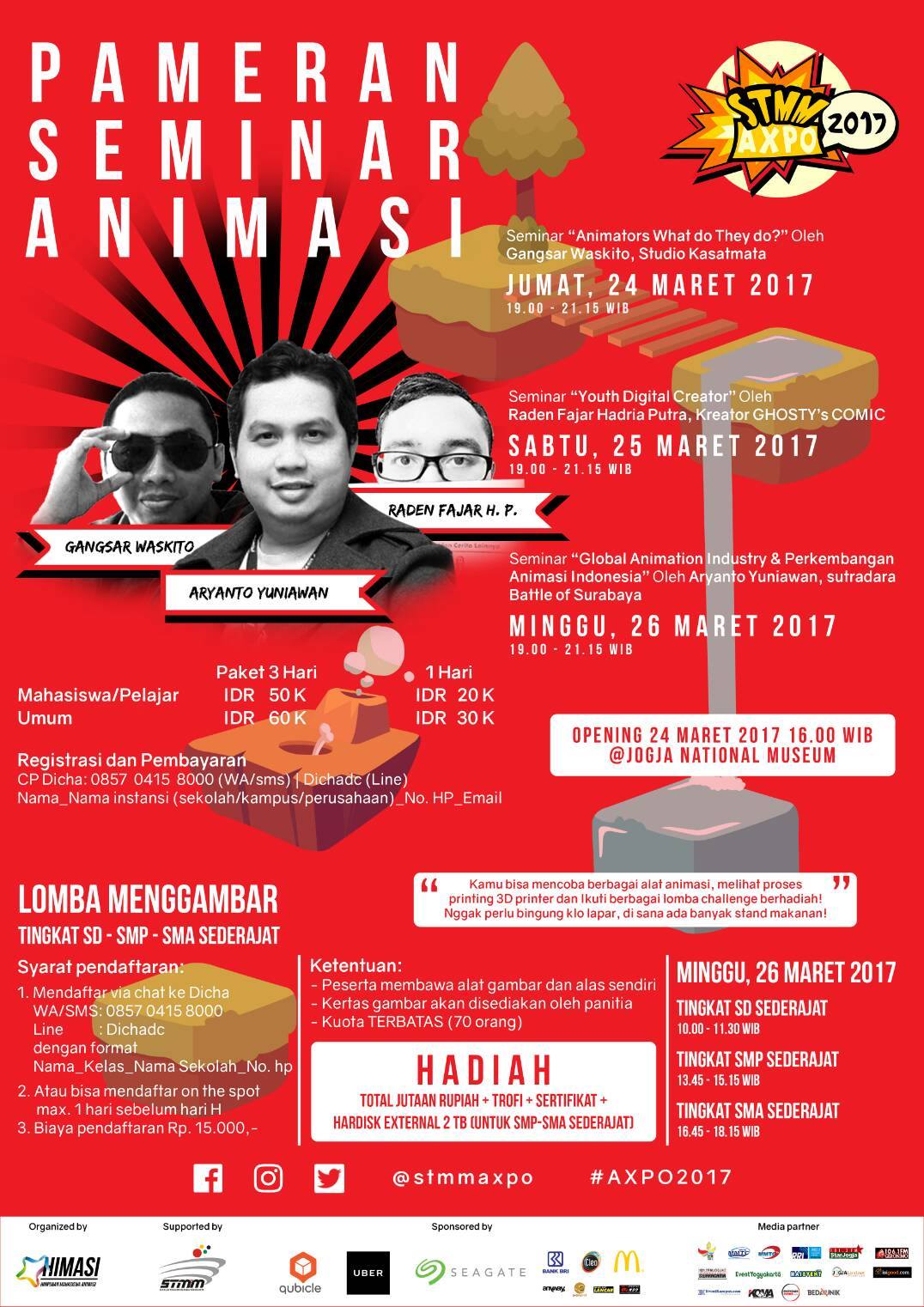 PAMERAN SEMINAR ANIMASI : STMM AXPO 2017