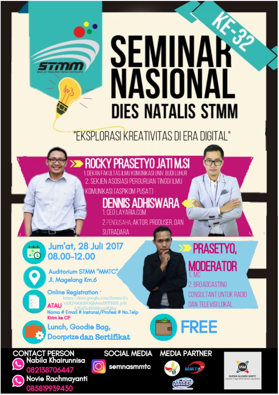 Seminar Nasional Eksplorasi Kreativitas Di Era Digital 