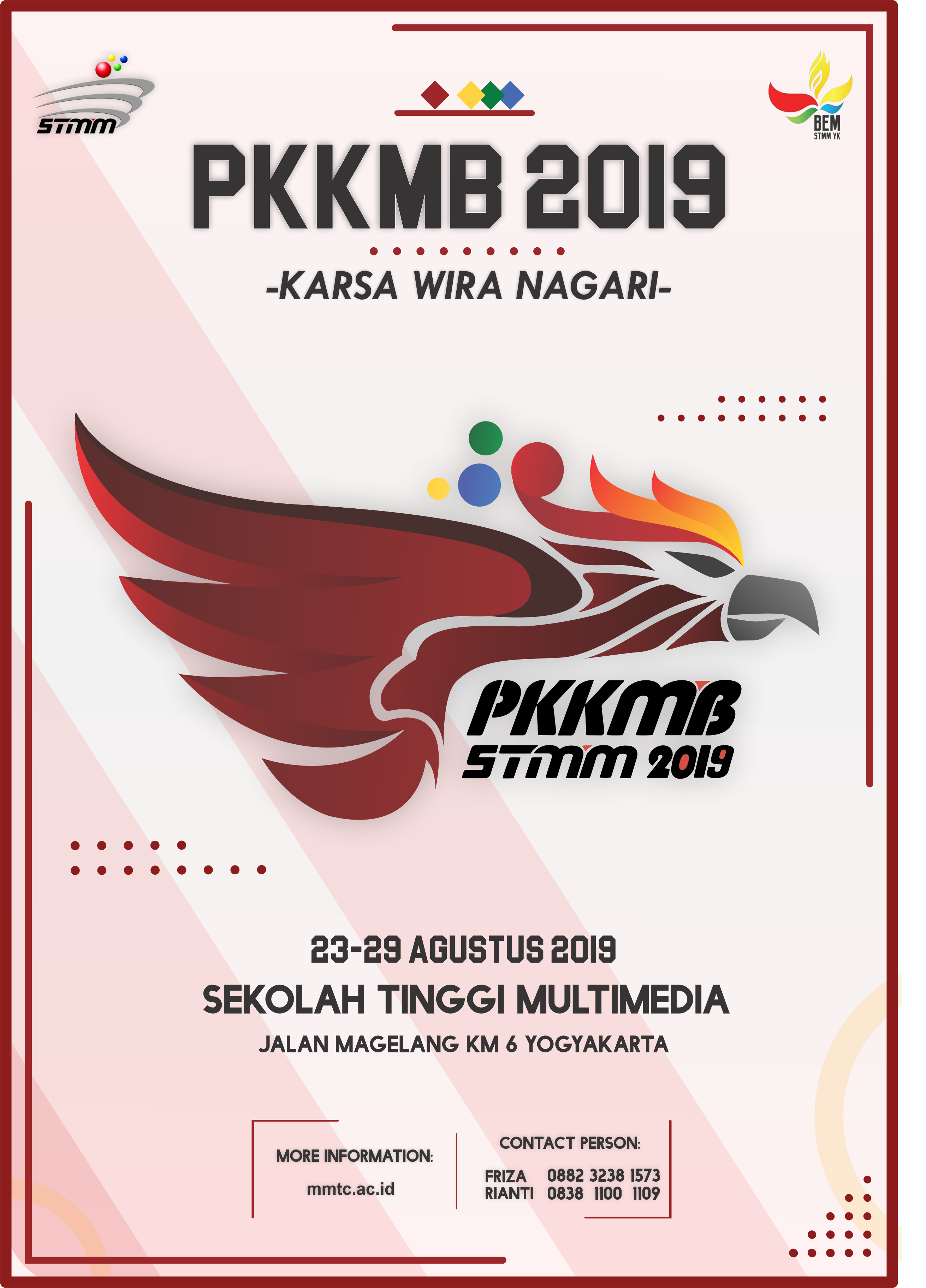 Pemberitahuan Kegiatan PKKMB STMM 2019