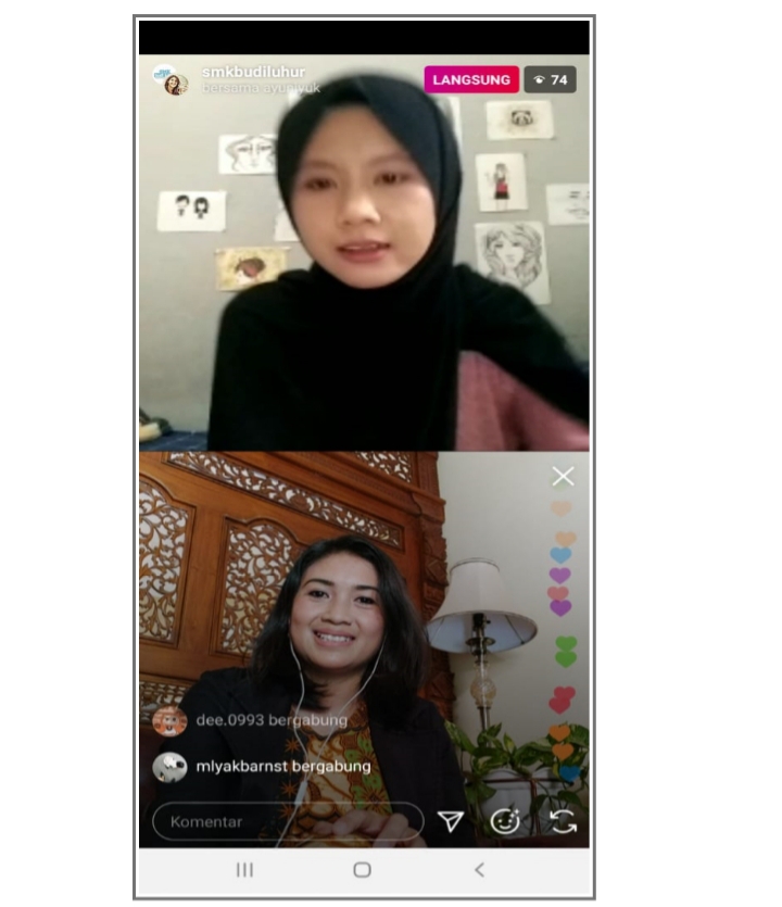 Tren Live Instagram Untuk Berbagi Ilmu Pada Masa Pandemi Covid 19