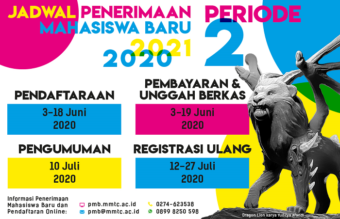 Penerimaan Mahasiswa Baru Sekolah Tinggi Multi Media Periode II Dibuka 3 Juni 2020