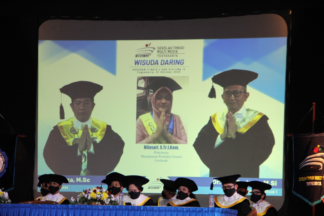 Sekolah Tinggi Multi Media Yogyakarta Gelar Wisuda 2020 Secara Daring