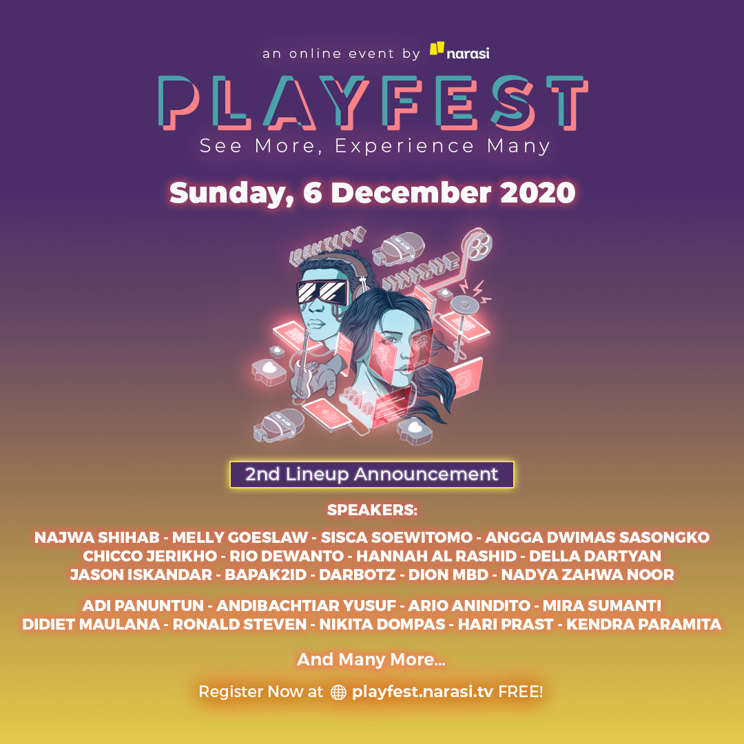 Narasi TV Ajak Mahasiswa STMM Ikuti PlayFest 2020