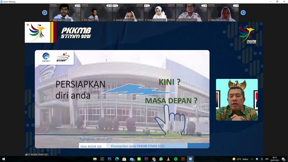 Sambut MABA 2021, STMM Gelar PKKMB DARING