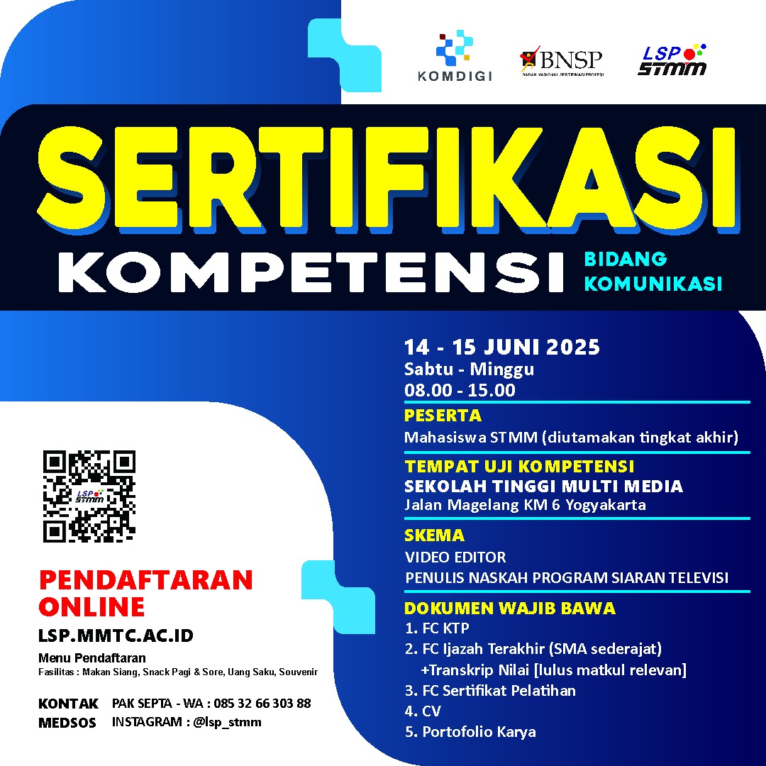 Sertifikasi Kompetensi Bidang Komunikasi 2025
