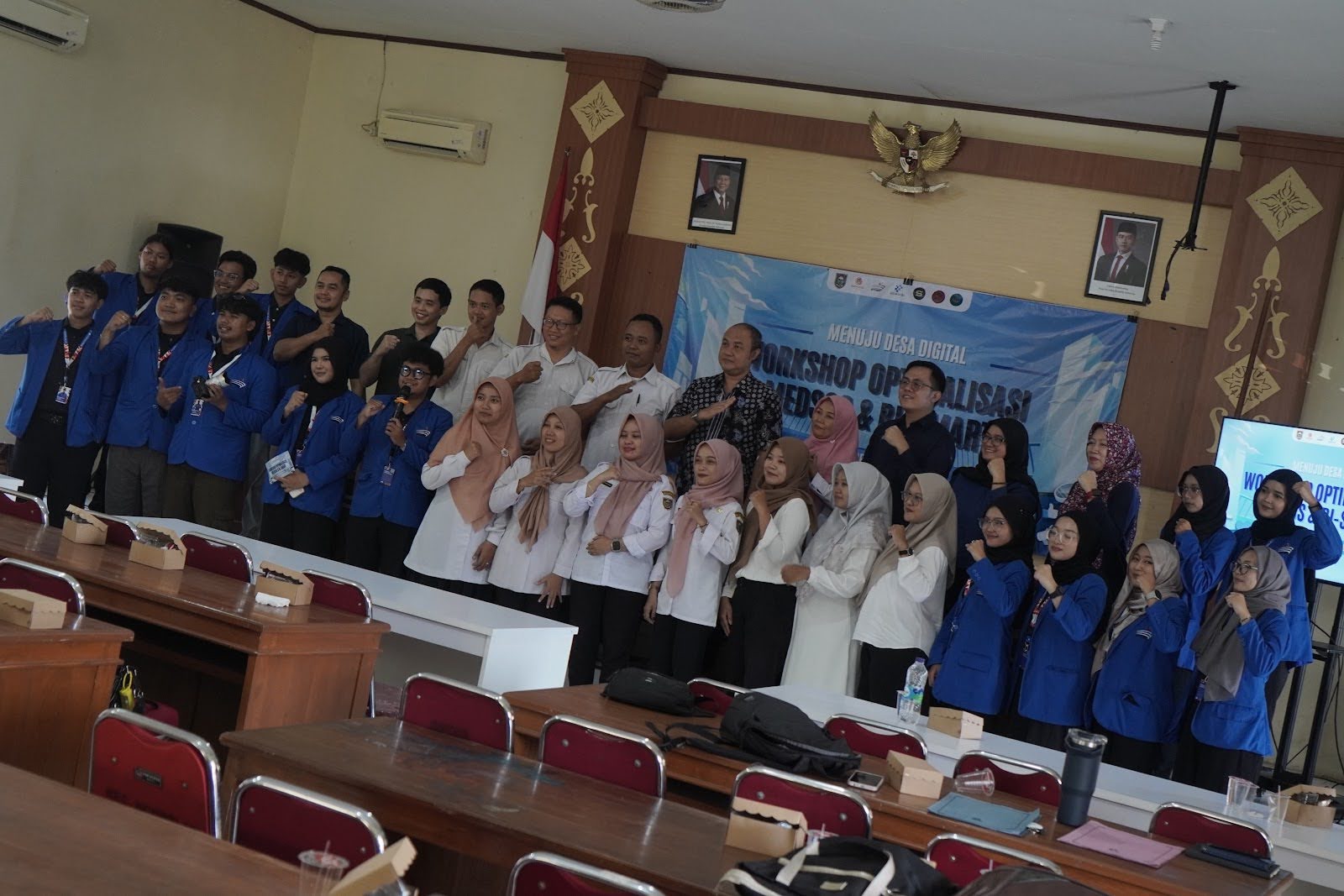 KKN STMM Yogyakarta Gelar Workshop Aparatur Desa se-Kecamatan Ngemplak Boyolali: Optimalisasi Media Sosial dan Layanan Publik Digital “Bi-Smart”
