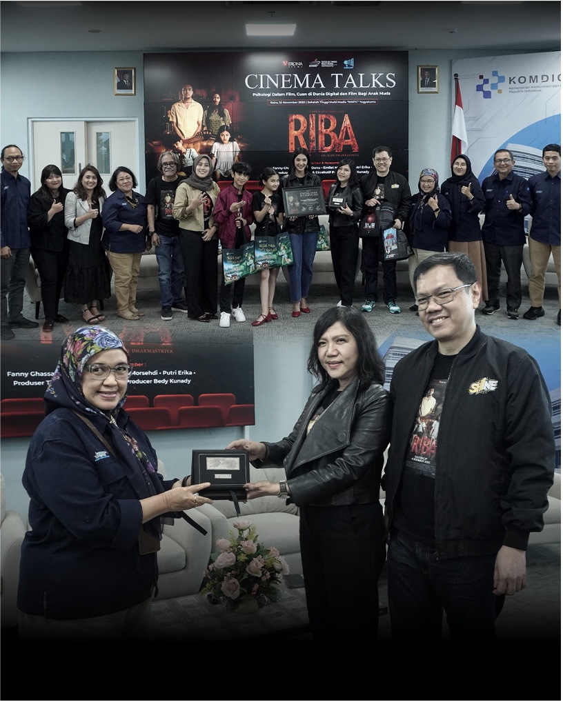 Cinema Talks “Psikologi dalam Film, Cuan di Dunia Digital, dan Film Bagi Anak Muda” Hadirkan Produser dan Pemain Film Riba