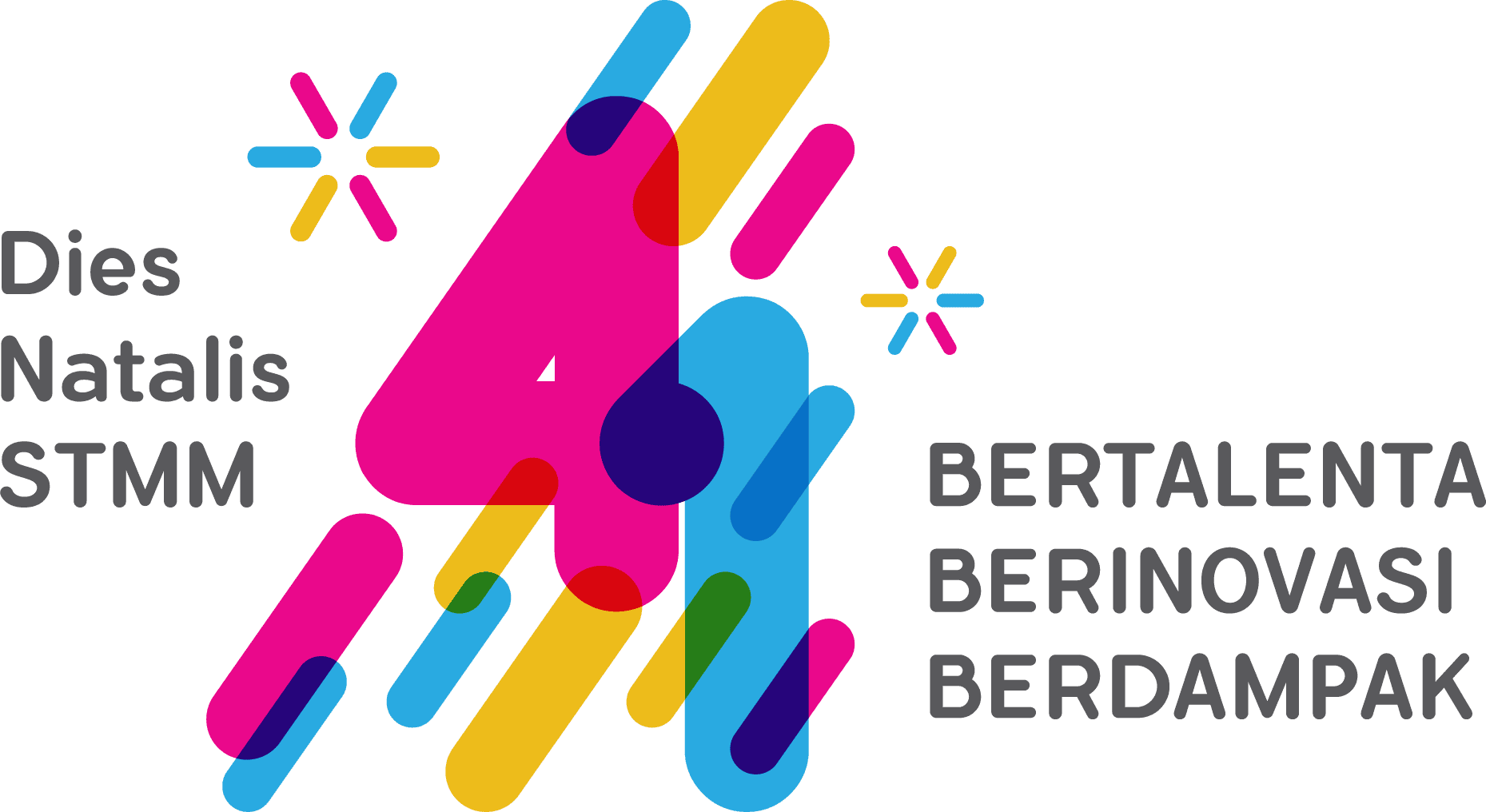 logo Dies Natalis ke-41 Sekolah Tinggi Multi Media